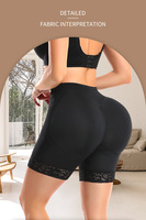 Culotte gainante rehausse-fesses avec coussinets pour les hanches, effet push-up, invisible, pour femme