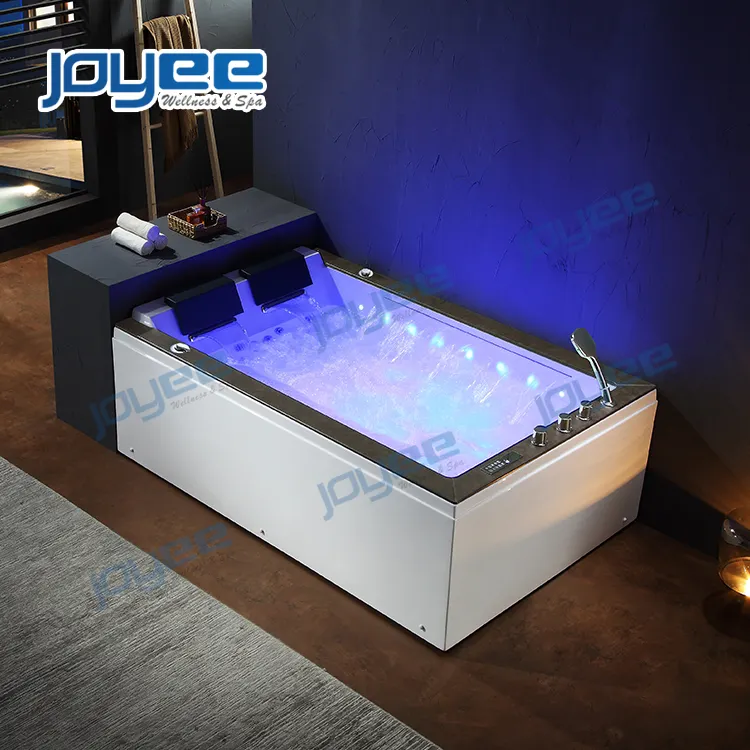 Jacuzzi 2 personnes, nouveau modèle, baignoire avec Surface en pierre artificielle et grande cascade de Massage