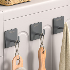 Magnetic Hooks For 304 Stainless Steel Refrigerator Door Wall Mount Punch Free Adhesive Storage Hooks - Product Image 4