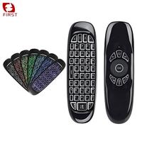 Télécommande sans fil noire C120 de qualité supérieure, portée 8-10m, avec boîtier PC et code fixe, garantie 1 an