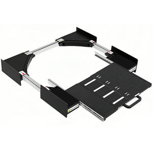 Kit de base universel en acier inoxydable pour machine à laver et sèche-linge, support réglable pour hauteurs de 29/28/27/26/25 pouces - Product Image 1