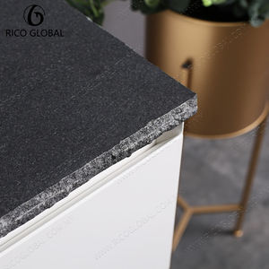 โต๊ะเครื่องแป้งหินอ่อนแบบคู่ ดีไซน์ทันสมัย ผลิตด้วยมือ พร้อมอ่างเซรามิกลายธรรมชาติ สำหรับบ้านและโรงแรม - Product Image 4