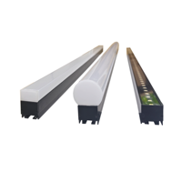 Lampes à tube LED IP65 64 pixels DMX, projets d'ingénierie scénique, RGB, épissure libre, divers effets, décoration de boîte de nuit, décoration de bâtiment