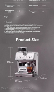 เครื่องบดกาแฟ EC9255.M แบบกึ่งอัตโนมัติ รุ่นสกัดเย็น สำหรับใช้ในบ้านและสำนักงาน สไตล์อิตาเลียน - Product Image 4