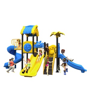 Trượt ngoài trời lớn CHƠI thiết bị mẫu giáo ngoài trời trẻ em trượt Swing phức tạp vuông đồ chơi - Product Image 1