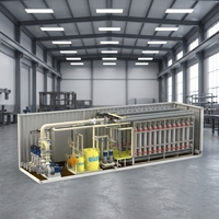 Mini-station d'épuration des eaux usées avec osmose inverse et filtration par dessalement 200L/heure 3kW 220V/380V