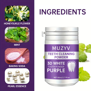 Tùy Chỉnh Răng Làm Sạch Bột Brithening Màu Tím Răng Làm Trắng Bột - Product Image 2