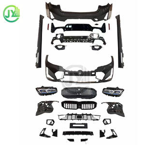 Para <span class=keywords><strong>BMW</strong></span> 3 Series G20G 28 M versión LCI modificado y actualizado Kit de carrocería de coche con parachoques centro Red faldón lateral parrilla iluminación de coche - Product Image 3