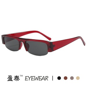 Eyewear Rectangle Half <b>Frame</b> PC Lens Anti Reflective Unisex Glasses UV400 Protection - Product Image 2