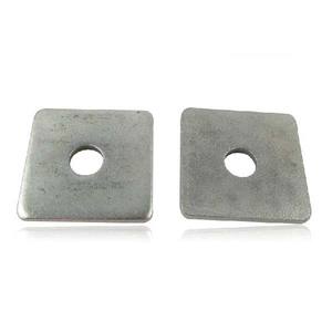 Chine Vente en gros Fixation personnalisée Rondelle plate en acier galvanisé à chaud DIN436 Finition en zinc Trou Rondelle carrée Style fendu GB - Product Image 2