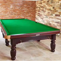 Naipni Coussins de haute qualité pour table de billard Snooker 12 pieds en bois pour table de billard commerciale Ardoise bleue