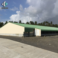 Casa de pollo de huevo Granja avícola Estructura de acero Construcción de metal Capa de aves de corral Casas de pollo para la venta