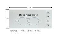 Masque de sommeil casque sans fil Bluetooth 5.0 masque pour les yeux pour dormir côté/dos dormeurs casques de musique de voyage