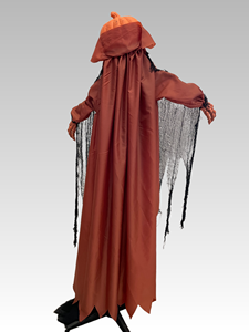 Decoración Animatrónica <span class=keywords><strong>de</strong></span> Hombre Calabaza Eléctrico para Halloween, <span class=keywords><strong>de</strong></span> Pie, Oscilante, con Ojos Rojos Brillantes, Sonido y Movimiento, a Pilas, para Exteriores - Product Image 5