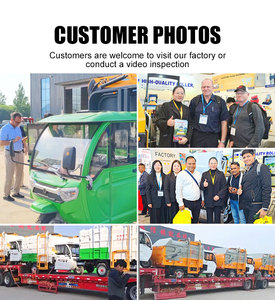 Camion Compattatore per Rifiuti a Tre Ruote con Caricamento Laterale, Elettrico, Prezzo di Fabbrica - Product Image 6