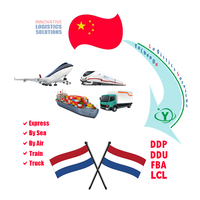 Transitaire maritime et aérien économique, service de livraison porte-à-porte DDP DDU de Chine aux Pays-Bas, FCL LCL