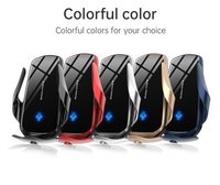 Support de chargeur sans fil intelligent F3 à détection infrarouge, 15W, charge magnétique, matériau ABS, rotation à 360°, ajustement universel