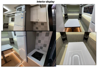 Camion camping-car Mini cadre en aluminium camping-car remorques caravane fabricants Chine Mini Rv camping-car 4x4 remorque de voyage