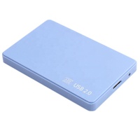 Boîtier de disque dur mobile USB2.0 OEM, 2,5 pouces, en plastique, SATA, boîtier externe pour disque dur, sans outil