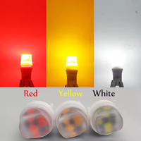 T10 W5W 194 168 Céramique 3D LED Lampe de Plaque d'Immatriculation de Voiture Rouge Jaune Blanc 501 Auto Dôme Instrument Lumière Wedge Ampoule