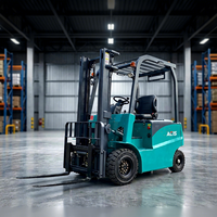 Chariot élévateur électrique WGZN durable de 1,5 tonne CPD15 avec chaîne à 7 maillons et machine de chargement à essieu avant en acier moulé robuste