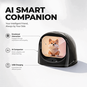 Altavoz Inteligente con IA de Shiba Inu, con Luces y Sonidos, USB-C, ABS, Certificaciones CE, CPC, REACH, Venta al Por Mayor, OEM, ODM - Product Image 1
