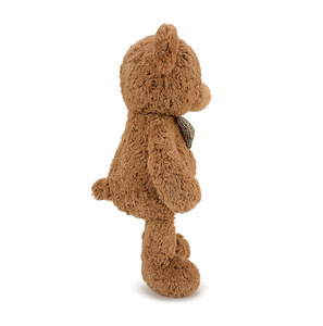 Oso de Peluche <span class=keywords><strong>Claire</strong></span> con Patrón de Ondas y Lazo, Lindo Oso Abrazable, Muñeco de Peluche al por Mayor - Product Image 4