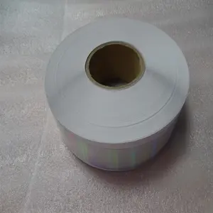 basic vinyl reverse see through transparent barcode sticker label for digital printing