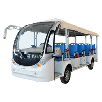 Voiture d'autobus touristique électrique 14 places Navette électrique Voiture d'autobus touristique électrique