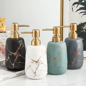 Textura <span class=keywords><strong>de</strong></span> cerámica Mármol Cerámica Accesorios <span class=keywords><strong>de</strong></span> baño Botella dispensadora Juego <span class=keywords><strong>de</strong></span> baño <span class=keywords><strong>de</strong></span> lujo <span class=keywords><strong>Dispensador</strong></span> <span class=keywords><strong>de</strong></span> jabón <span class=keywords><strong>de</strong></span> cerámica - Product Image 1