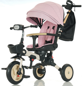 WQL - Tricycle multifonctionnel <span class=keywords><strong>pour</strong></span> enfants avec musique et éclairage, vélo bébé en métal de haute qualité - Product Image 2