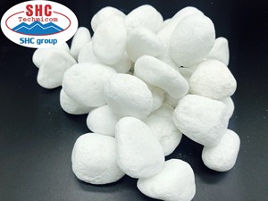 Guijarros de piedra natural de Vietnam, piedras redondas blancas como la nieve pulidas para aplicaciones de Villa de parque exterior al aire libre - Product Image 3