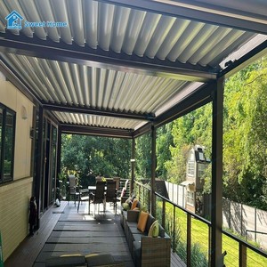 Gazebo de Lujo Motorizado con Certificación CE, Impermeable, con Techo Rígido, Pérgola de Jardín de Aluminio, Bioclimática, para Exteriores - Product Image 3
