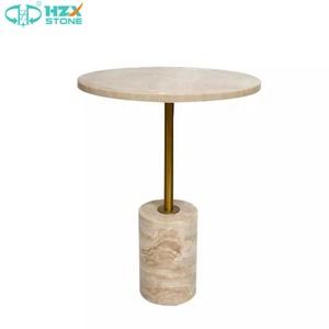 Hzx Tùy Chỉnh Sang Trọng <span class=keywords><strong>Travertine</strong></span> Đá Cẩm Thạch Đá End Bảng Top Hiện Đại Đánh Bóng Bán Buôn Cao Cấp Cho Nhà Bếp Sảnh Khách Sạn Cung Cấp Số Lượng Lớn - Product Image 6