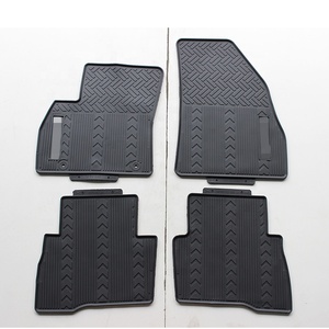 Tappetini Auto in Gomma Lattice Inodore per Tutte le Stagioni, Compatibili con <span class=keywords><strong>FIAT</strong></span> <span class=keywords><strong>FIORINO</strong></span> 2021 2022 2023 2024 2025 2026-ON - Product Image 1