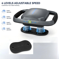 Masseur musculaire portable à vibration par percussion, moteur à balais, massage des tissus profonds, 4 vitesses réglables, rechargeable, outil de relaxation
