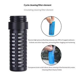 Botella de <span class=keywords><strong>Agua</strong></span> Plegable Portátil TPU WILD WAY para Deportes al Aire Libre, Senderismo, Montañismo, para Hombres y Mujeres - Product Image 3