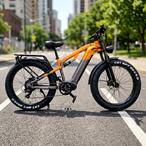 Vélo de montagne KANGLUO 26 pouces, cadre en alliage d'aluminium, double suspension, frein à disque, 21 vitesses, vélo tout-terrain avec béquille - Product Image 3