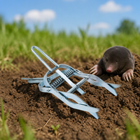 Piège à animaux robuste - Cage anti-taupe et anti-gopher en acier galvanisé, solution de lutte humaine contre les nuisibles pour pelouse et jardin extérieurs