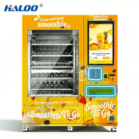 Haloo Vending Machine Leverancier Semi-automatische Smoothie Vending- en Blendmachine Vriesvruchten Smoothie Vendingmachine