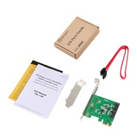 Tarjeta Controladora RAID de Hardware Lekuo PCIe X1-x16 SATA III 6Gbps de 2 Puertos con Chipset Asmedia ASM1061R para RAID 0/1/JBOD