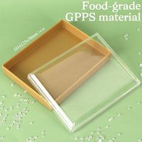 Boîte à chocolat transparente YUZMEI, 9 pièces, boîtes d'emballage pour baklava, boîte de présentation rectangulaire, boîte en acrylique pour biscuits, donuts