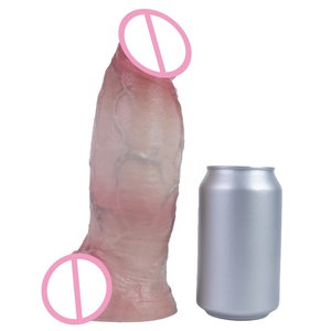 Dildo de Silicona Realista de 7.1cm de Grosor, Pene de Doble Piel para Sexo Vaginal y Anal, Juguetes Sexuales para Hombres y Mujeres - Product Image 1