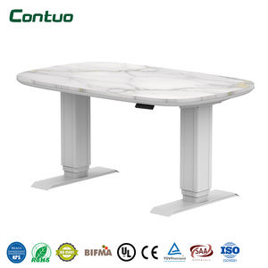 दोहरी मोटर धातु 200 किलोग्राम लोड इलेक्ट्रिक उच्च समायोज्य डेस्क फ्रेम स्थायी डेस्क पैर के लिए स्थायी डेस्क पैर - Product Image 1