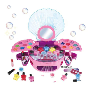 Kit de manucure pour enfants, machine à vernis à ongles, kit de <span class=keywords><strong>maquillage</strong></span>, ensemble de salon de manucure pour filles, cadeaux d'anniversaire et de Noël - Product Image 1