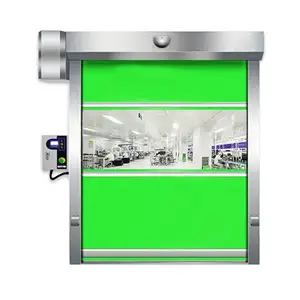 Manufacturer Food Factory Automatic Rapid Roller Shutter Door Pvc Fast Gate/Rapid Speed PVC Plastic Fast Rolling Door