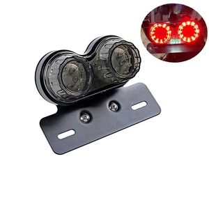 YHMOTO License Plate <b>Bracket</b> Kennzeichenhalter for Honda Yamaha Kawasaki Harley BMW LED Tail Light Frame - Product Image 1