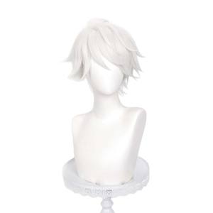 Peluca de Pelo Sintético Resistente al Calor, Color Blanco Plateado, para Cosplay de Anime, BE HERO X Cos Hero X GHOSTBLADE the JOHNNIES, AOKG-222 - Product Image 5