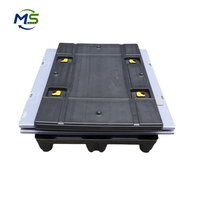 Contenedor de Plástico Apilable, Plegable, Encajable y Reciclable, para Embalaje Reutilizable en Logística de Exportación