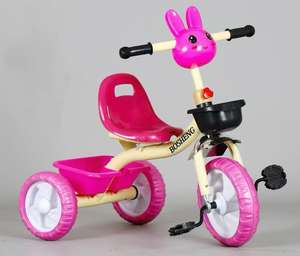 Детский трехколесный велосипед нового дизайна, большая детская коляска для От 1 до 6 лет, низкая цена, легкая педаль, изготовлена из прочного пластика - Product Image 1